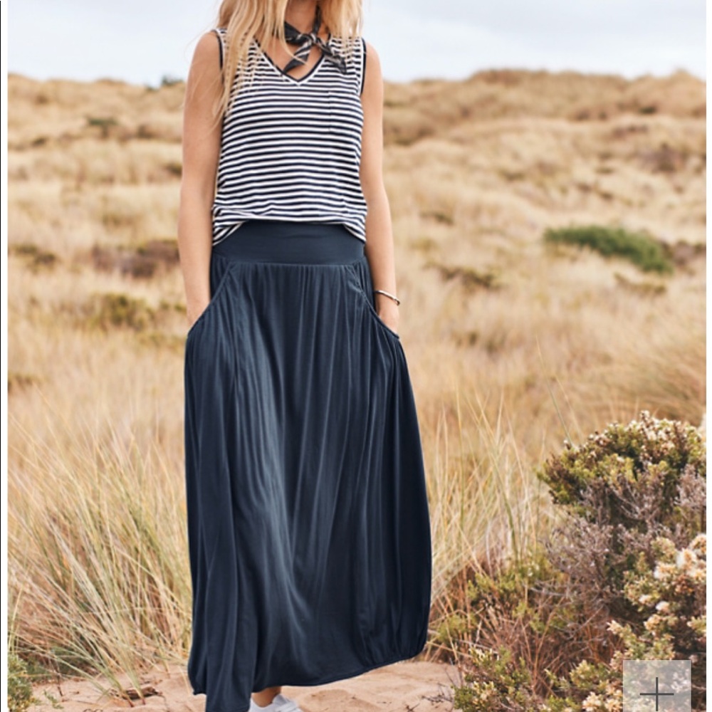 Garnet Hill Favorite Maxi Knit Skirt